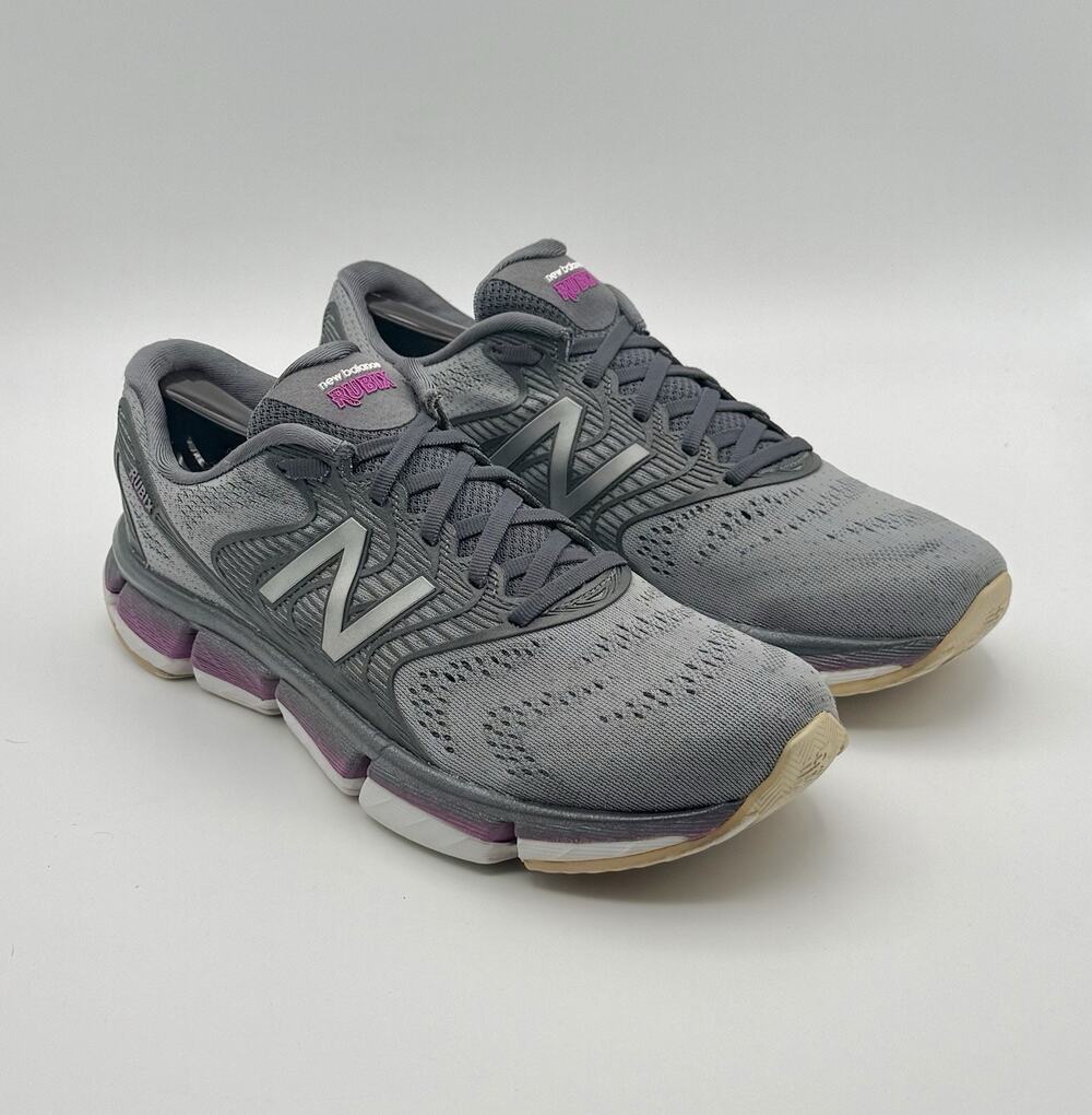 New Balance Women's Rubix WRUBXBG Gray /purple Running Shoes Sneakers Size 10.5